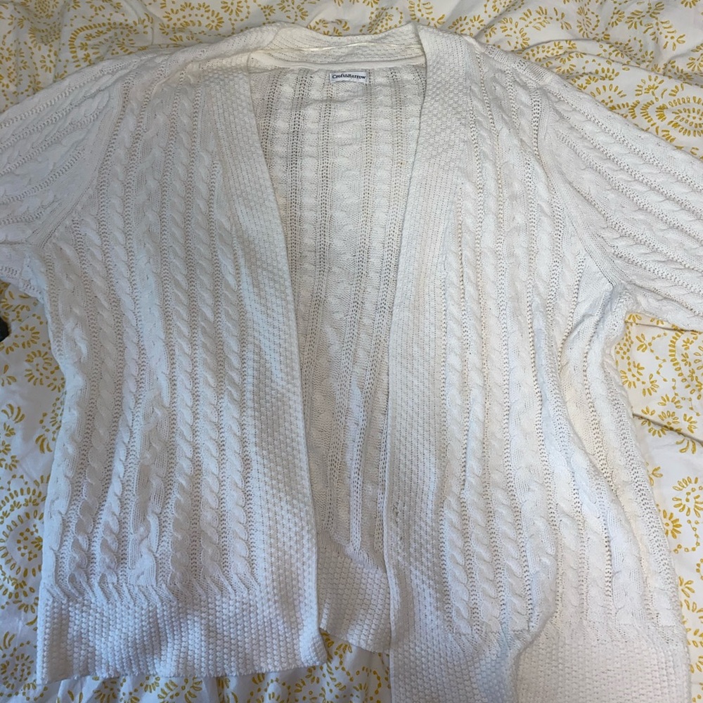 Comfy white cover up